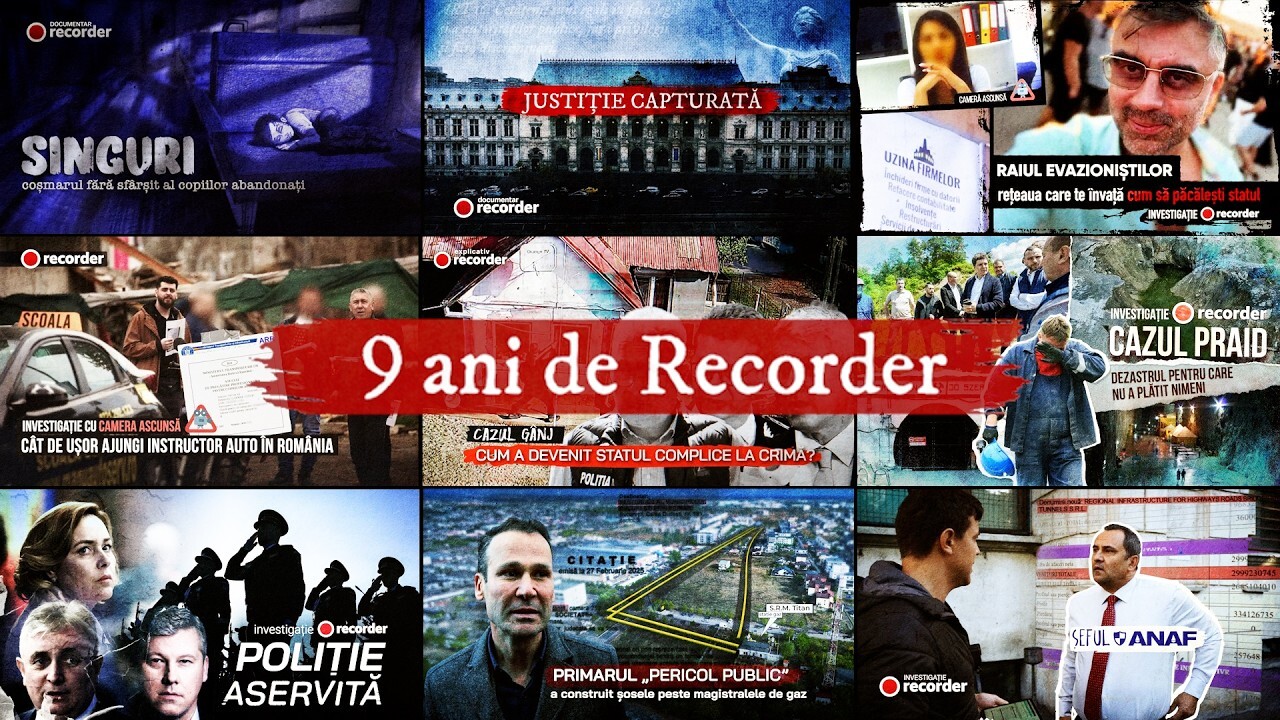 Recorder: Raport de 9 ani în fața cititorilor