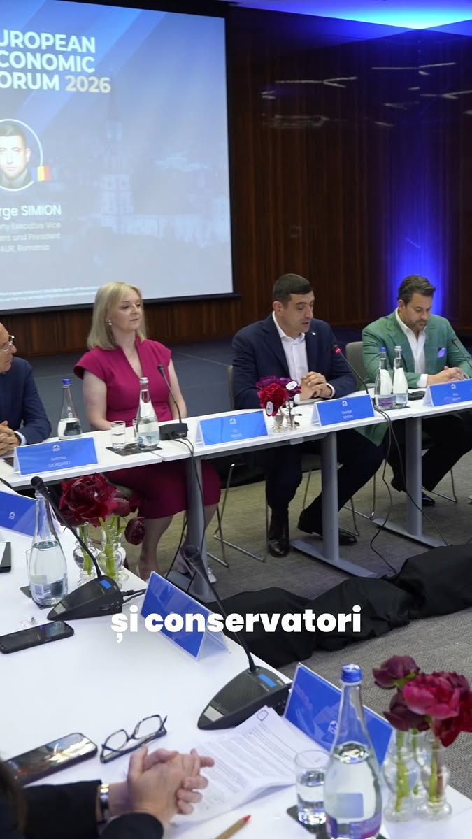 Fostul premier britanic, Liz Truss, a ajuns la Cluj la invitația noastră. Mesaj puternic pentru români🇹🇩
