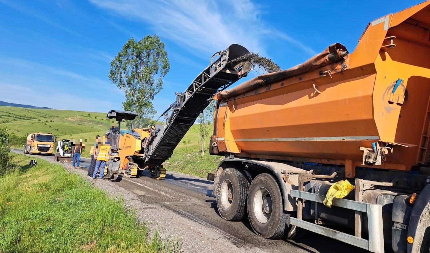 DRDP Cluj efectuează lucrări de reparare a drumurilor cu resurse proprii: Varianta de Ocolire Baia Mare și DN 1J Cluj