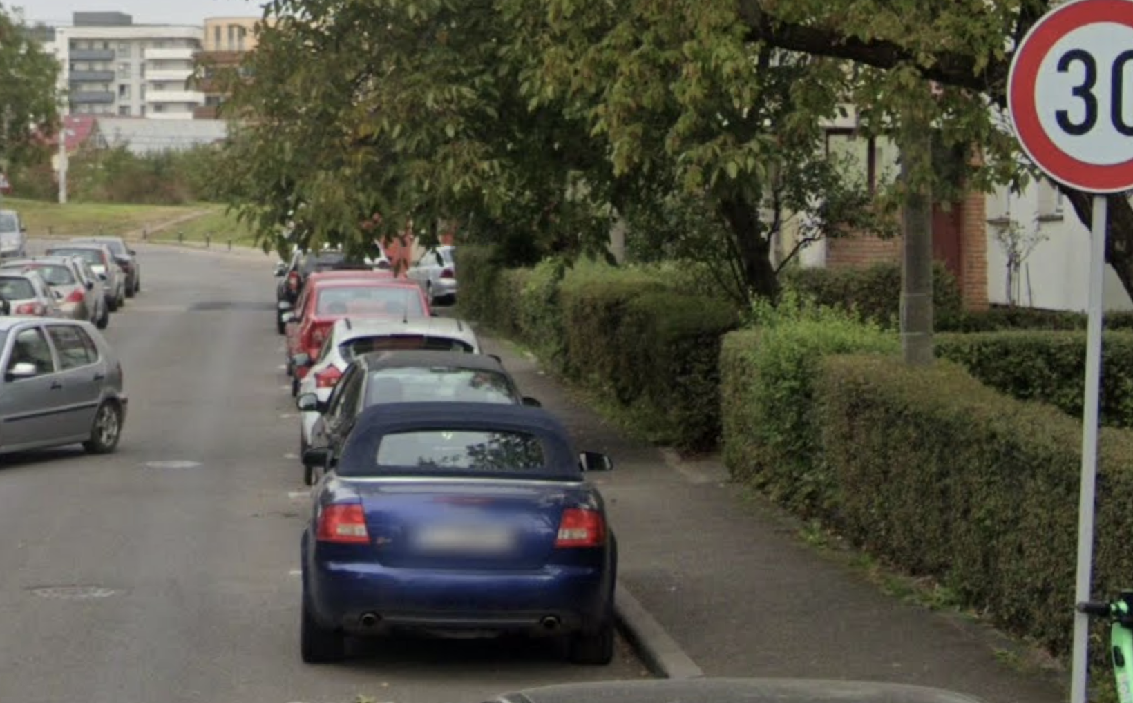 Probleme de acces pe strada Anina din Cluj-Napoca