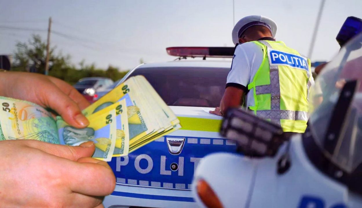Doi polițiști clujeni condamnați pentru mită luată în timpul unei opriri în trafic