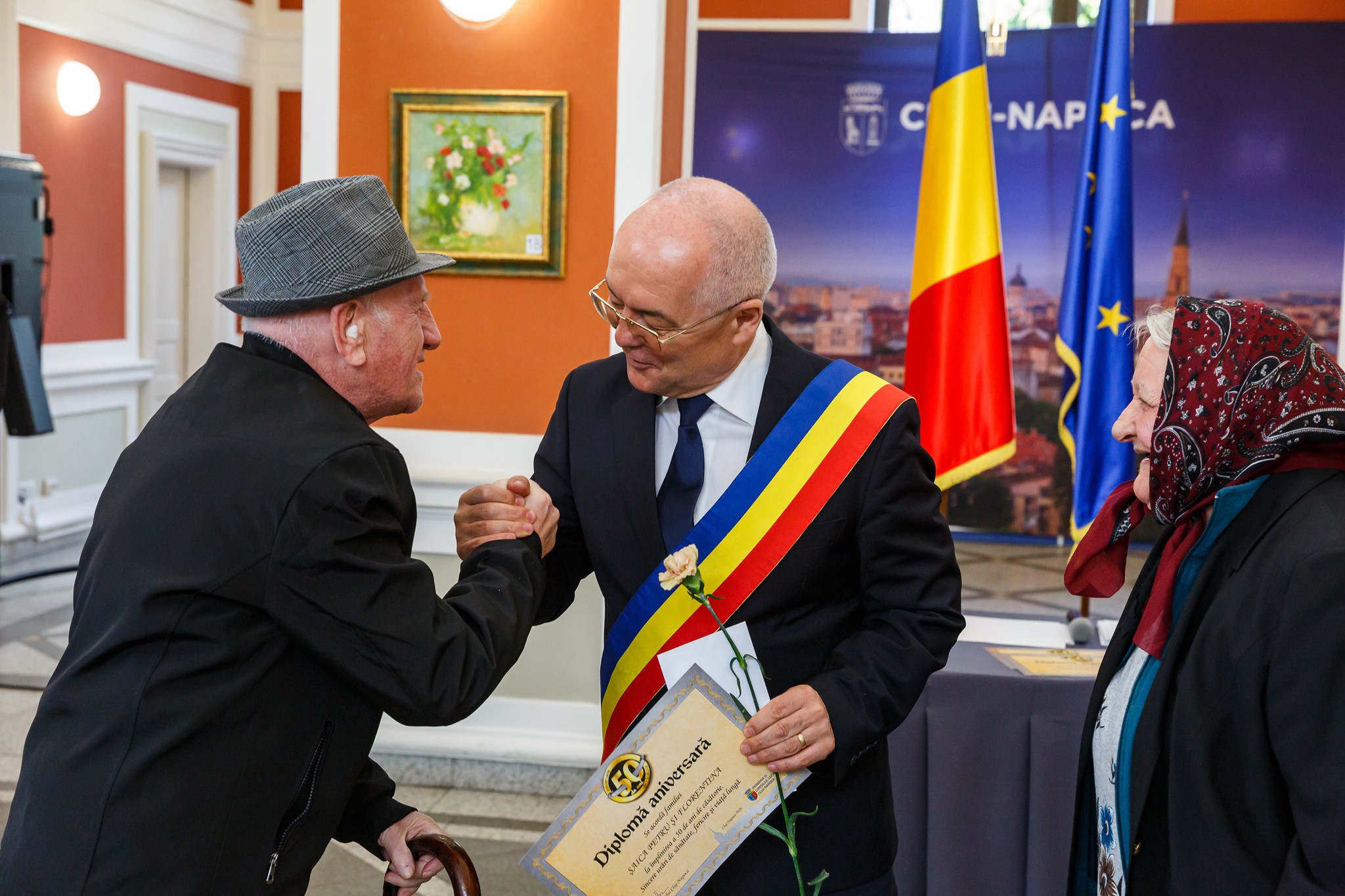 Primăria Cluj-Napoca premiază cuplurile cu 50 de ani de căsnicie