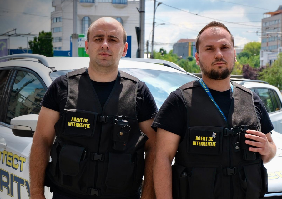 Intervenția rapidă a agenților de securitate în cazul amenințării cu armă din Cluj-Napoca