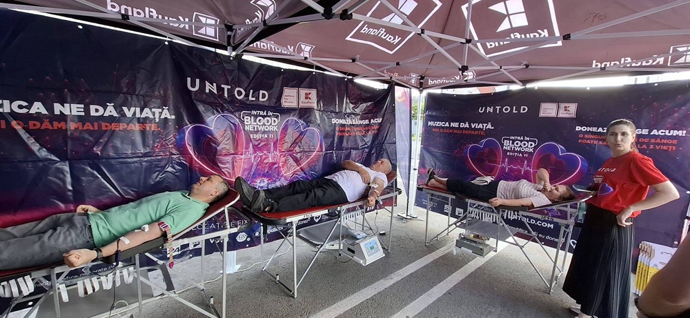 Donează sânge și intră gratuit la festivalul Untold!