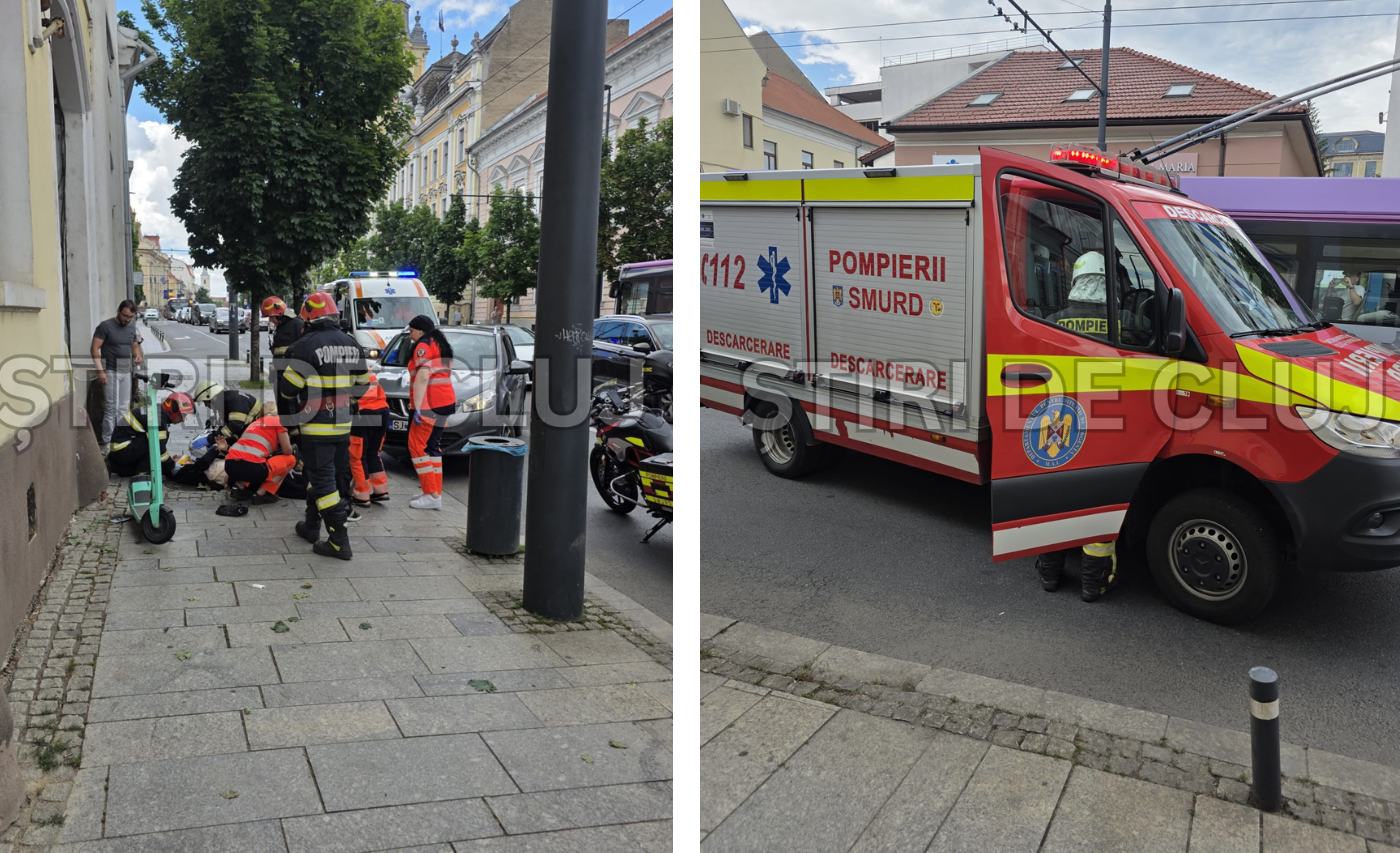 Un șofer de 30 de ani, responsabil pentru accidentul de pe Calea Moților