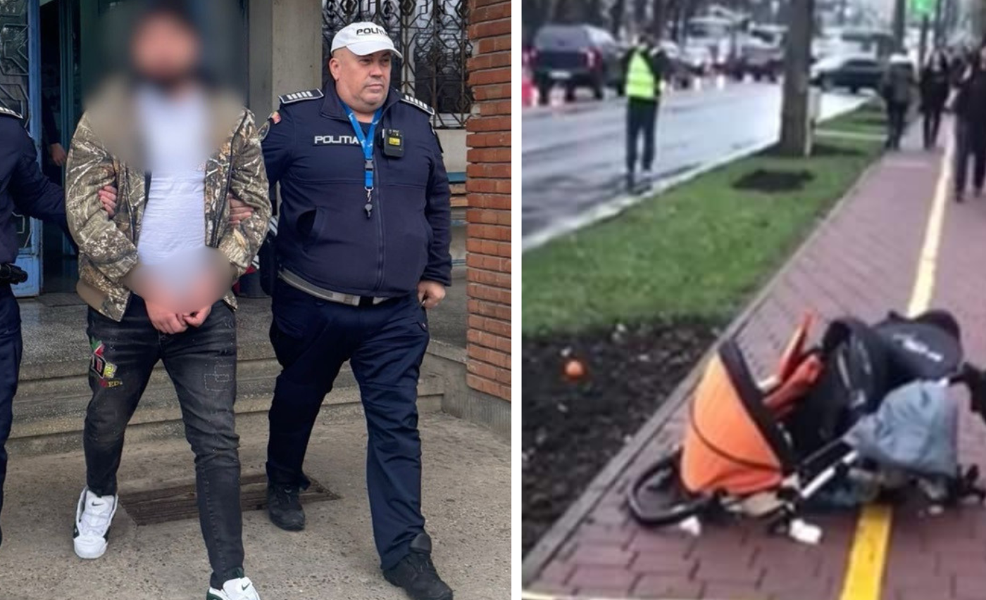 Tânărul din Cluj, arestat după ce a lovit o mamă și un bebeluș