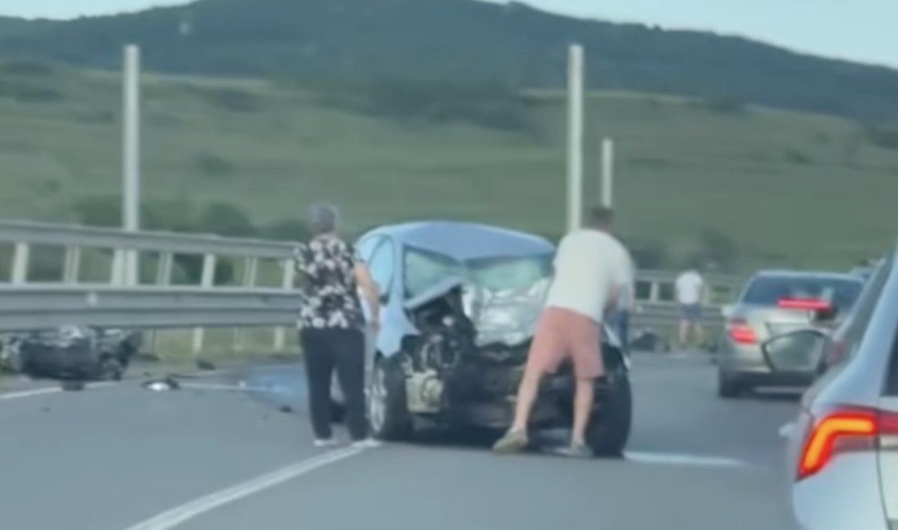 Accident tragic în Cluj: un motociclist a decedat în urma coliziunii cu un autoturism