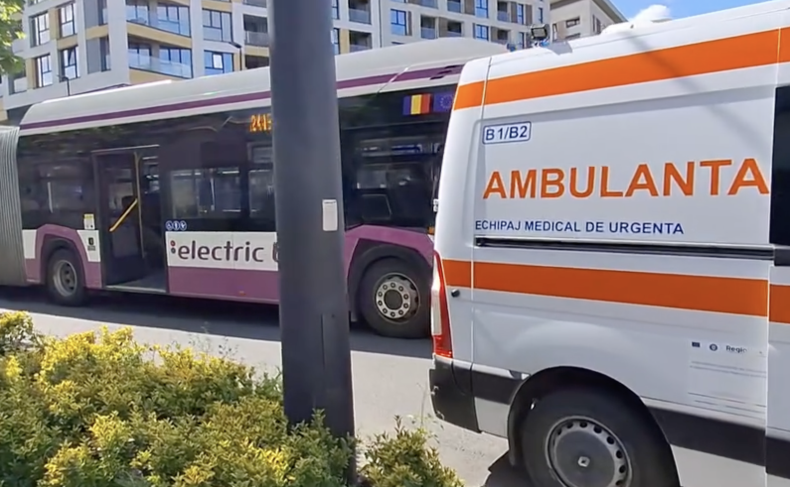 Accident în autobuz la Cluj-Napoca: mai multe persoane rănite