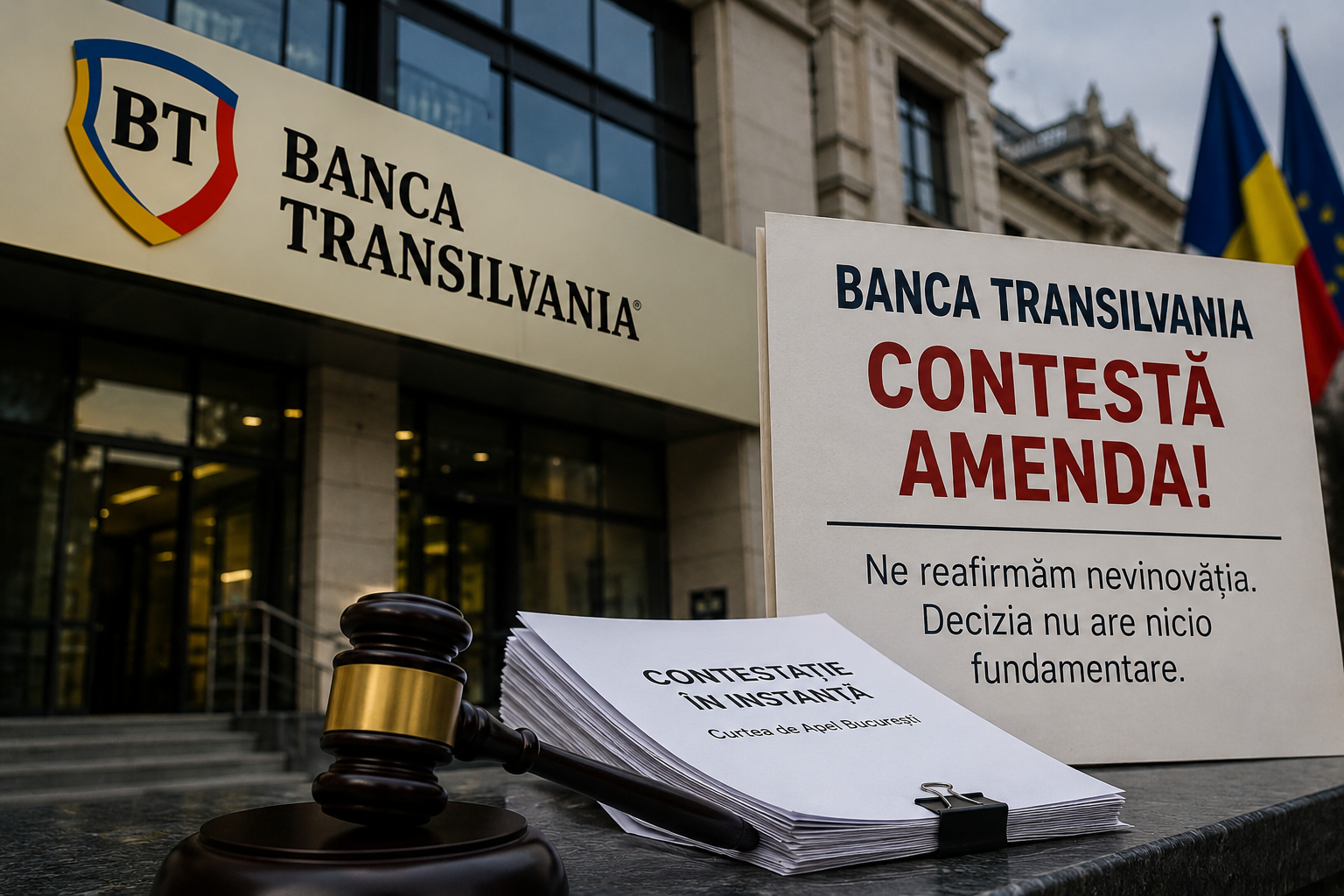 Banca Transilvania contestă amenda impusă de Consiliul Concurenței