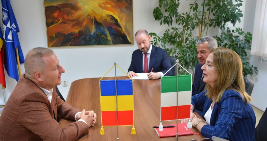 Vizită oficială a ambasadorului Italiei la Consiliul Județean Cluj