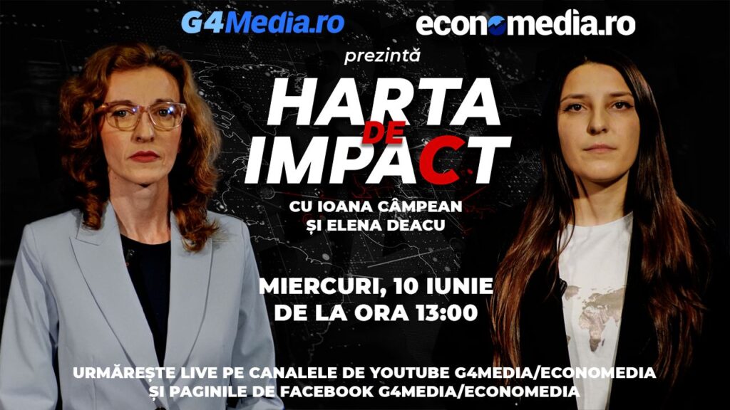 G4Media și Economedia lansează emisiunea „Harta de impact” pe 10 iunie