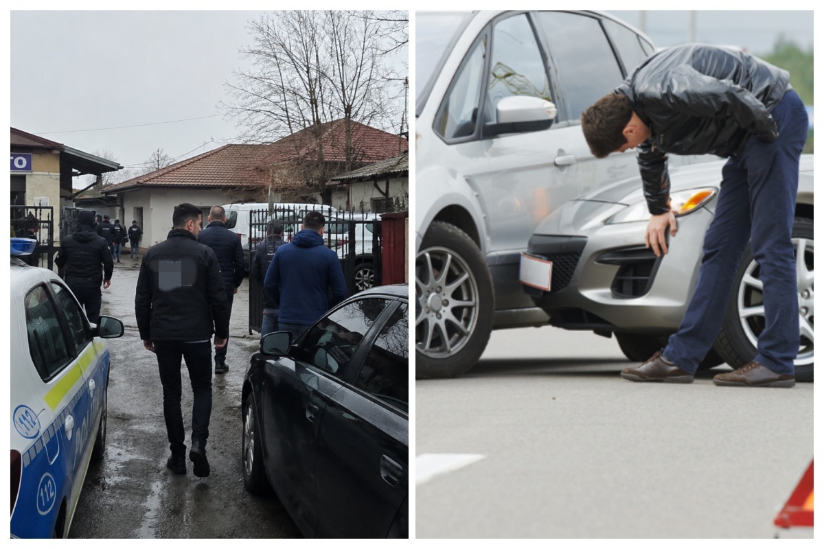 Accidente înscenate la Cluj: Administrator de service auto coordona fraude