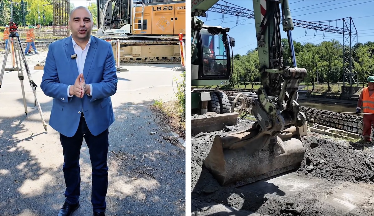 Încep lucrările pentru podul provizoriu de la Podul Garibaldi