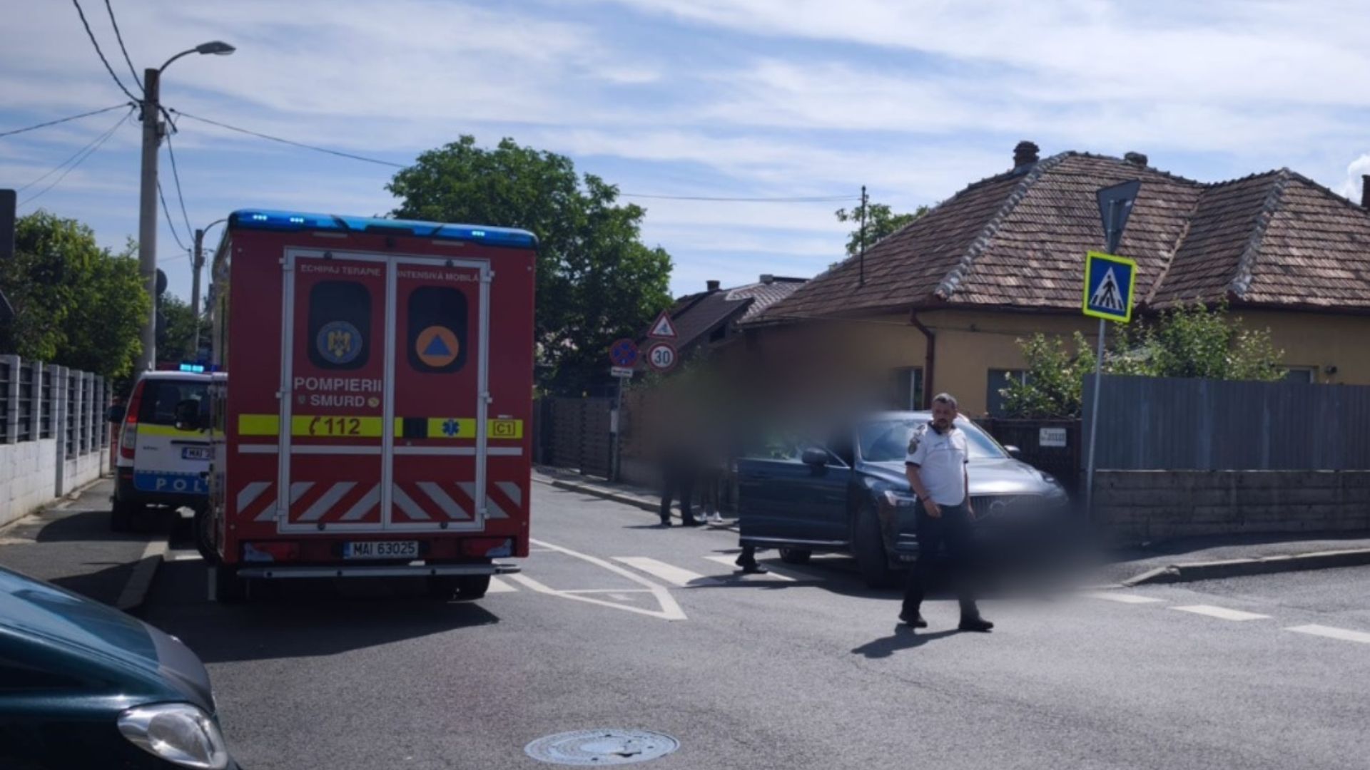 Accident pe strada Jiului din Cluj: un bărbat rănit grav