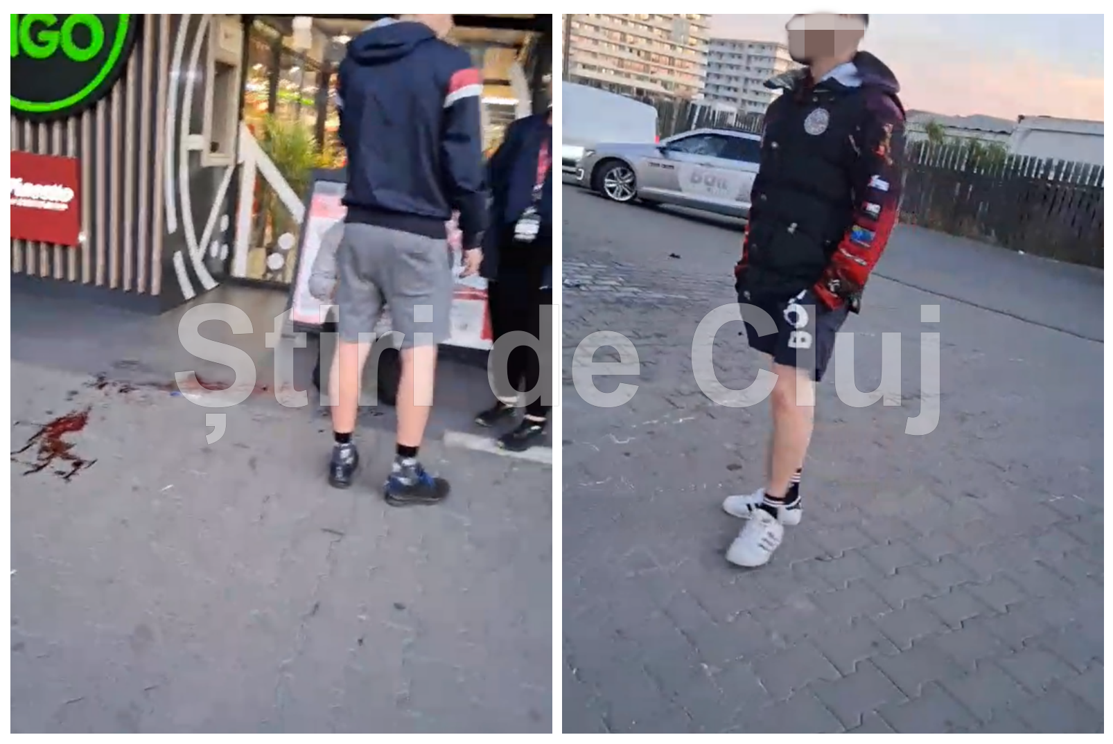 Paznicul unui magazin din Florești, Cluj, agresat după ce a încercat să oprească un furt