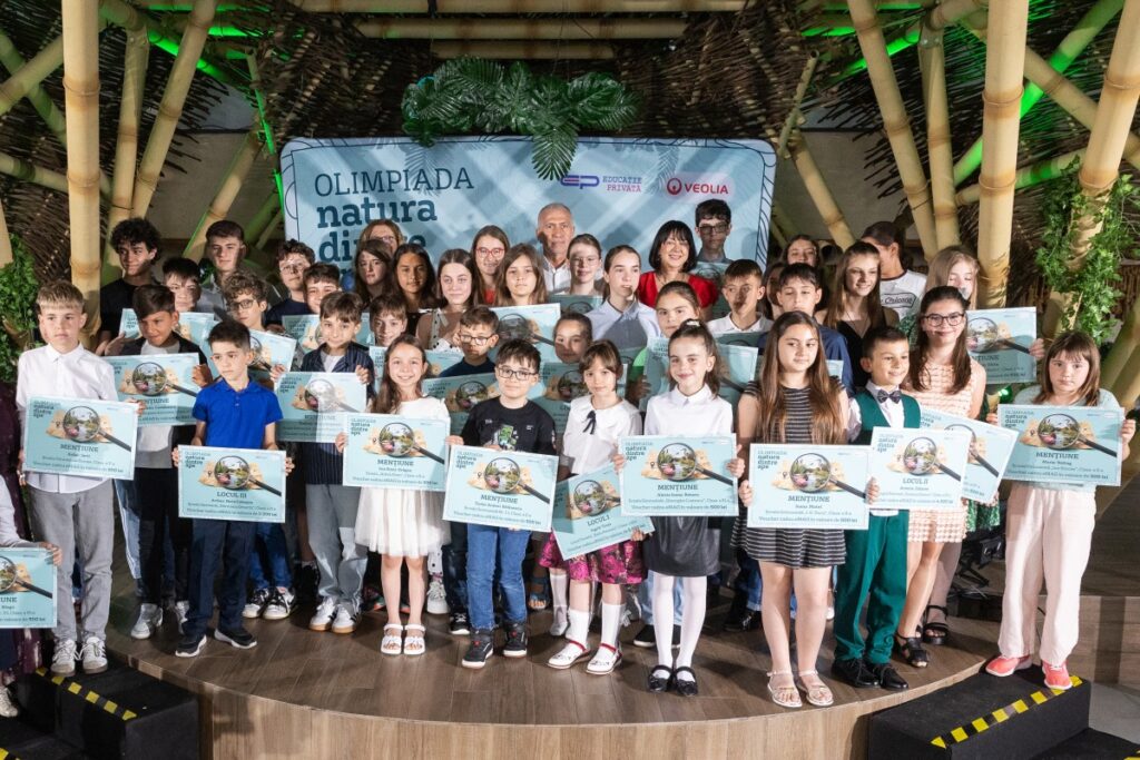 Veolia România a premiat câștigătorii primei ediții a concursului național „Olimpiada Natura dintre Ape”