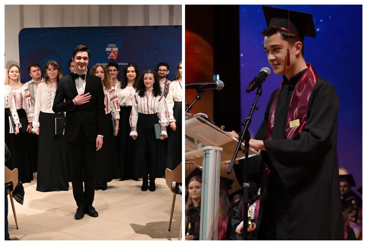 Darius Toma, șef de promoție 2026 la Academia de Muzică din Cluj, absolvit cu media 10