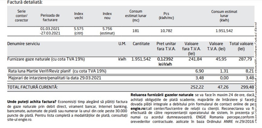 Tarifele de distribuție a gazelor naturale vor scădea