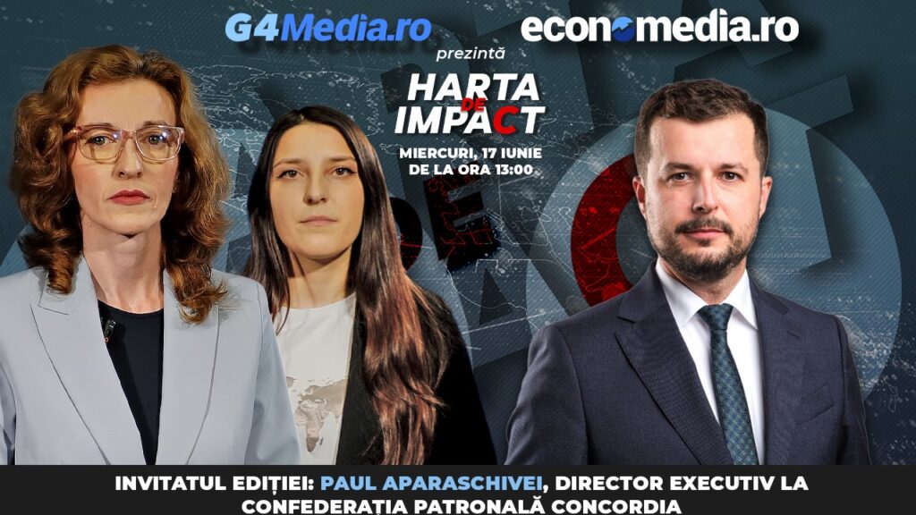 Paul Aparaschivei, directorul executiv al Concordia, invitat la emisiunea „Harta de impact”
