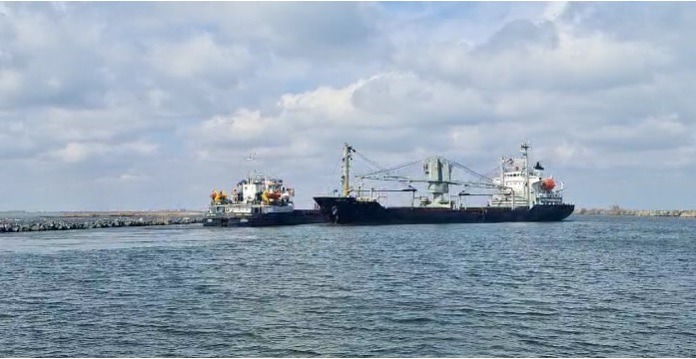 Traficul naval pe canalul Sulina a fost reluat
