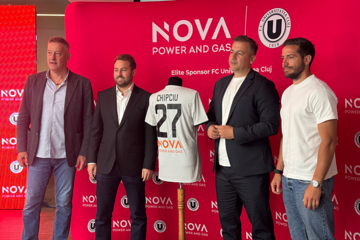 FC Universitatea Cluj și Nova Power & Gas au încheiat un parteneriat strategic