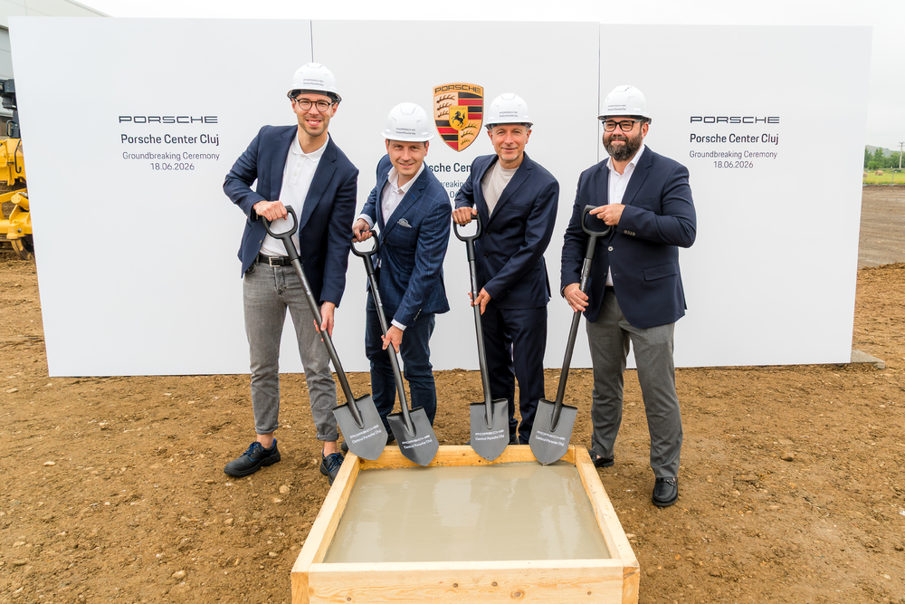 Porsche investește 5 milioane de euro în Cluj pentru un nou centru