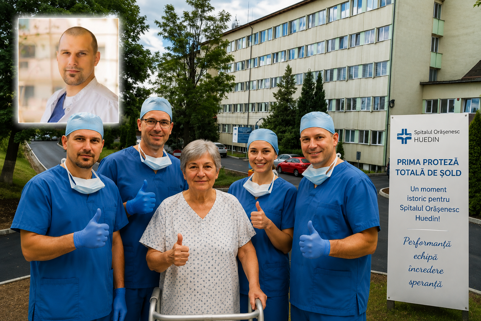 Premieră medicală la Spitalul Orășenesc Huedin